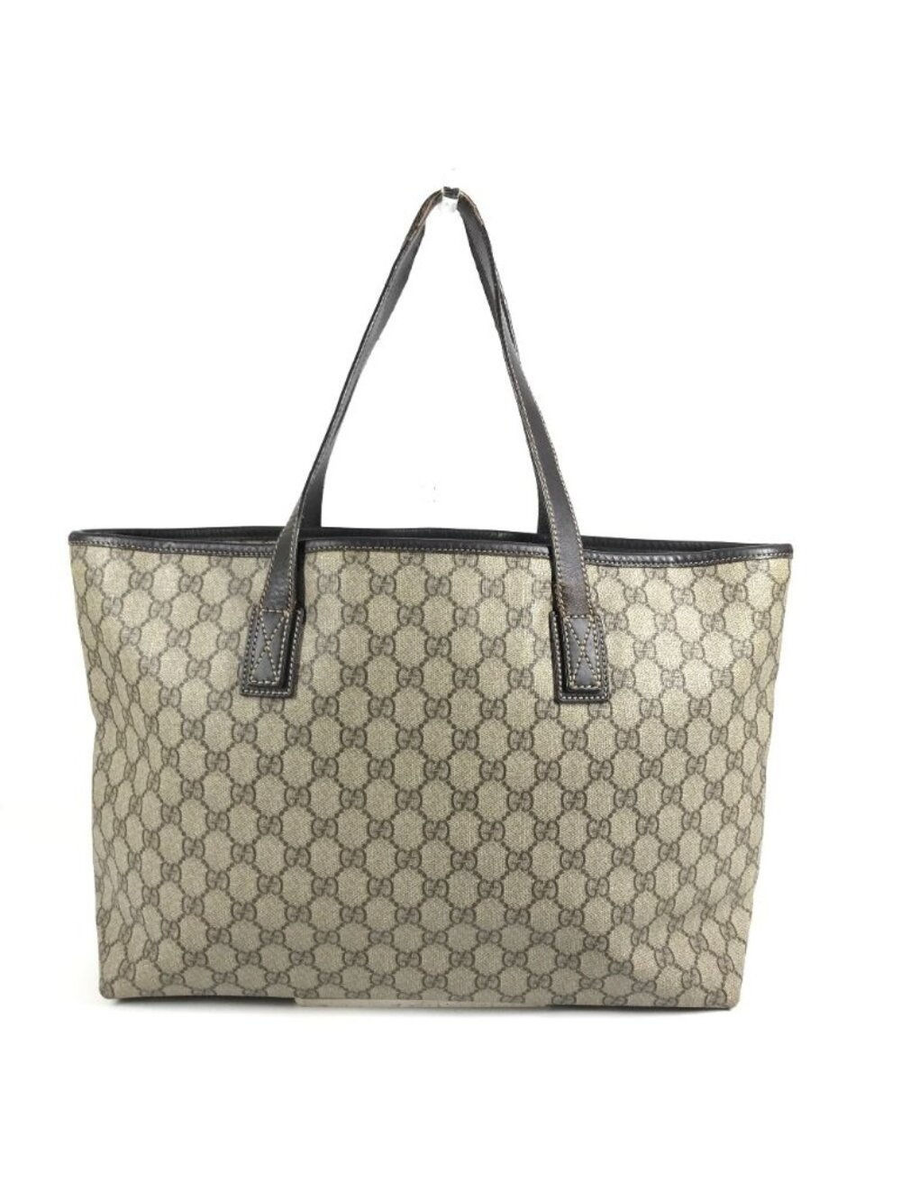 Gucci Shoulder Bag GG Logo Supreme Canvas Beige